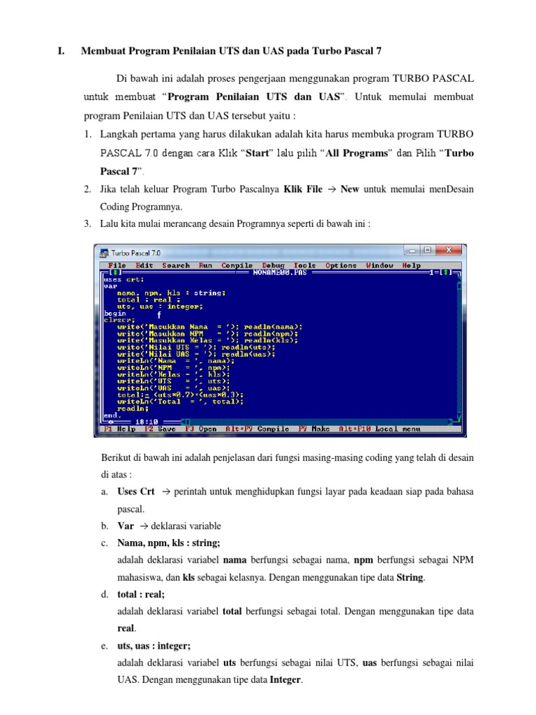 Pascal Part 2 | PDF | Metode & Bahan Ajar | Komputer