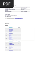 BS Computer Science (FAST) : For Admission Information