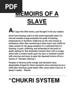 Memoirs of a Slave