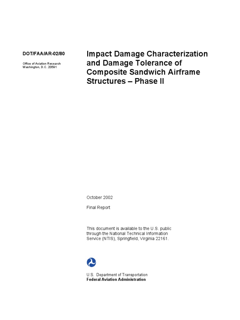 Composite Sandwich Airframe Structures | PDF | Fatigue (Material ...
