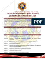 Nfjpia Region III Constitution & By-Laws - Final Version