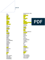 Vocabulari Modulo 7 tema 2