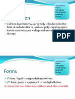 Calcium Hydroxide in Dentistry