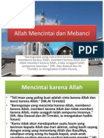 Allah Mencintai dan Mebanci