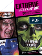 Extreme Face Painting for Halloween