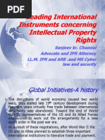 WTO, WIPO PPT TRIPS and international treaties