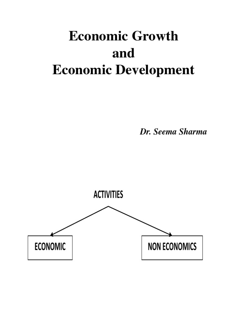Economic Growth vs Development | PDF | Human Development Index ...