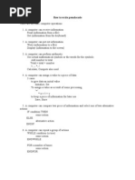 Pseudocode Program Examples