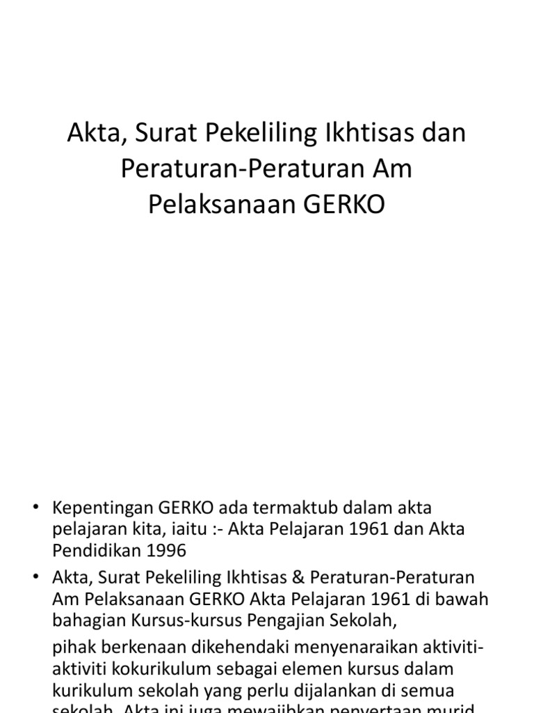 Akta, Surat Pekeliling Ikhtisas Dan Peraturan-Peraturan Am | PDF