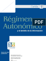 Régimen Autonómico y el ámbito de la información