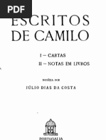 Escritos de Camilo, por Júlio Dias da Costa