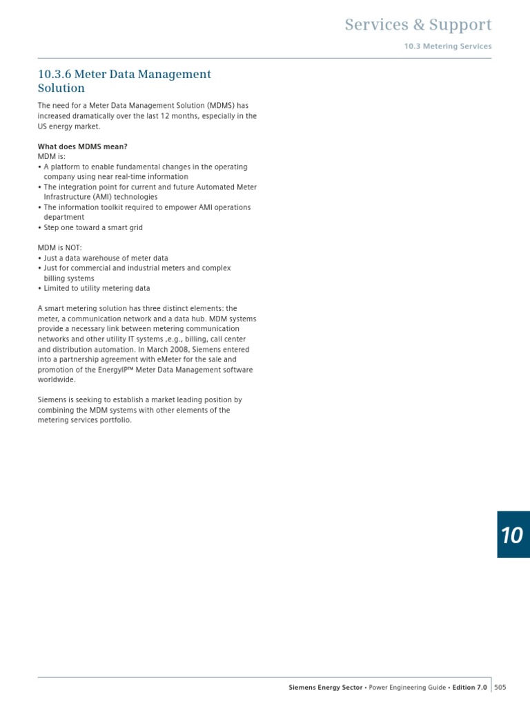 Siemens Power Engineering Guide 7E 505 | PDF