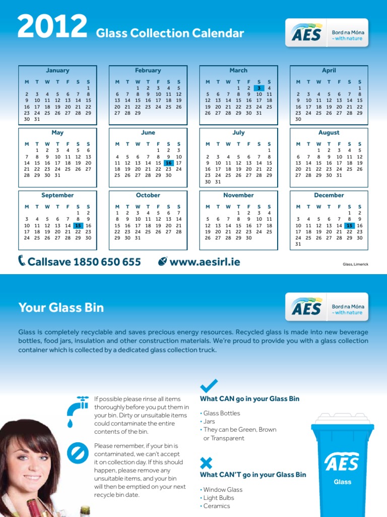 AES Limerick Glas Collection Service PDF Glasses Materials