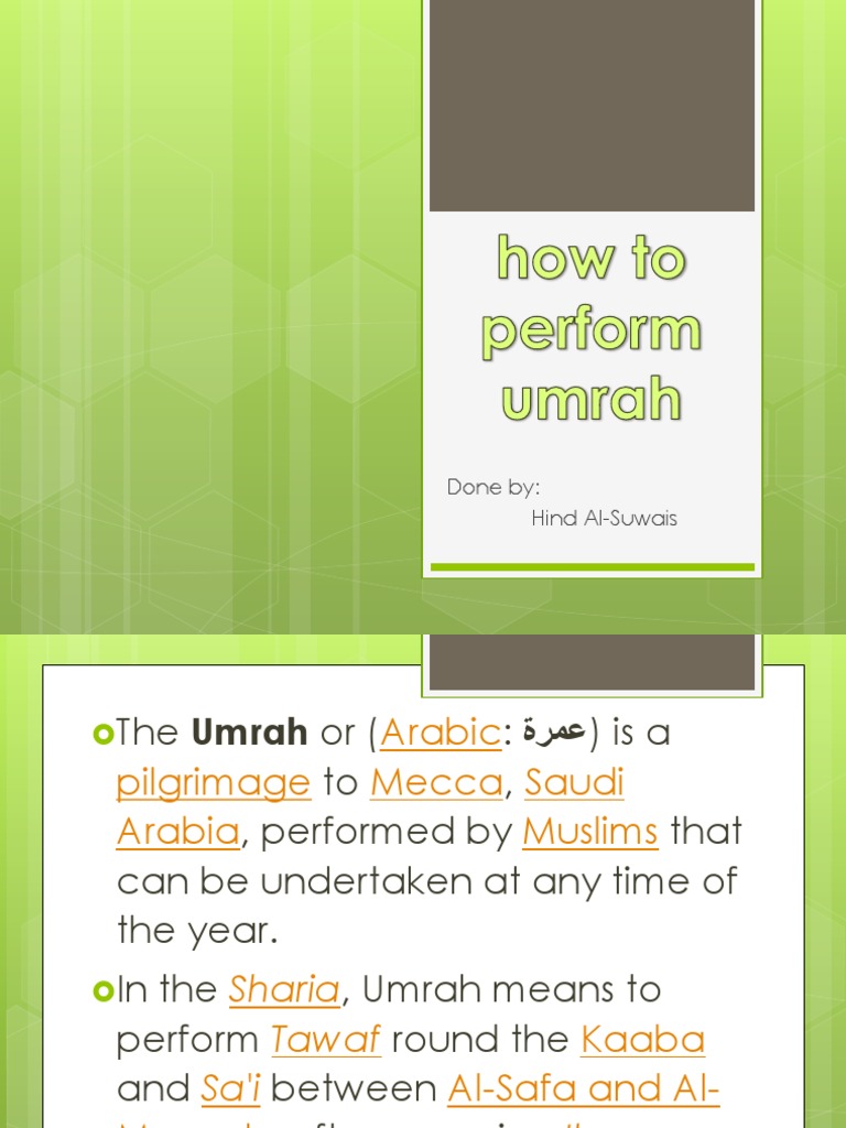 Essential Guide to Performing Umrah | PDF
