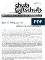 Gasschutz und Luftschutz 8.Jahrgang 1938 / Zeitschrift für das gesamte Gebiet des Gas- und Luftschutzes der Zivilbevölkerung