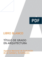 Libro Blanco Grado Arquitectura