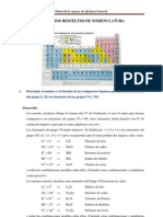 Ejercicios Resueltos Nomenclatura Inorganica