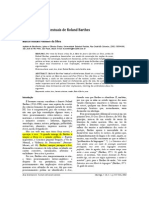 Artigo - Barthes - Conceitos Autor, Leitor, Obra e Texto