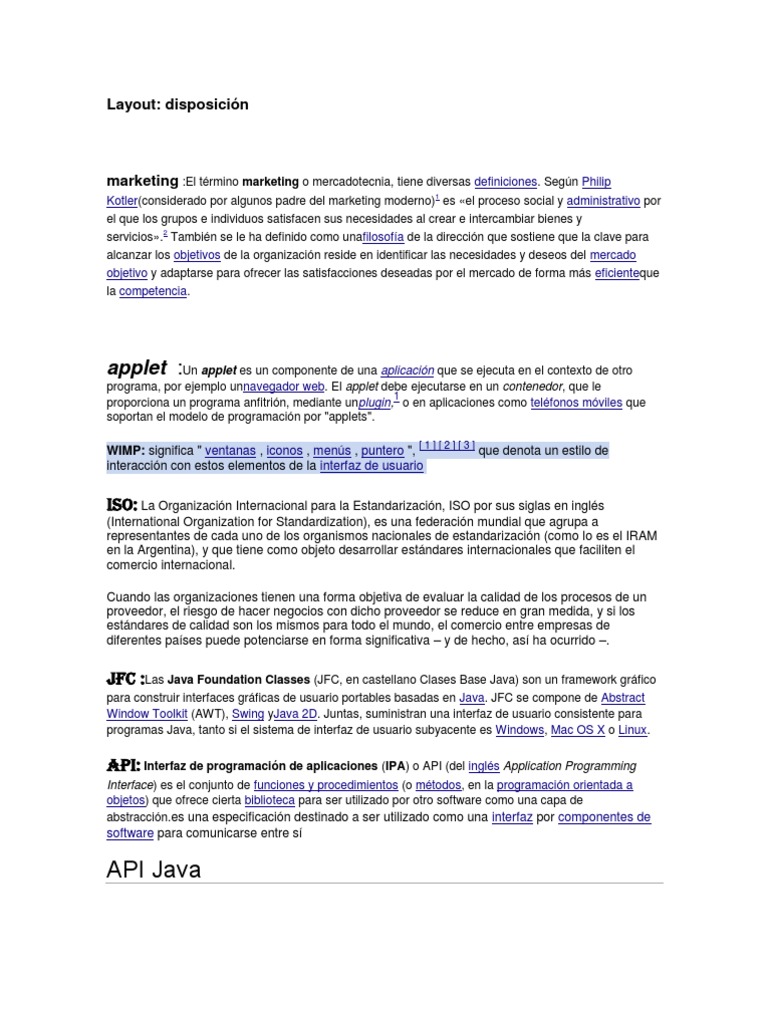 Características de Java y HCI | PDF | Java (lenguaje de programación ...