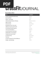 Download CrossFit Journal - December 2012 Collection by anolympiancsuftrack SN120099901 doc pdf