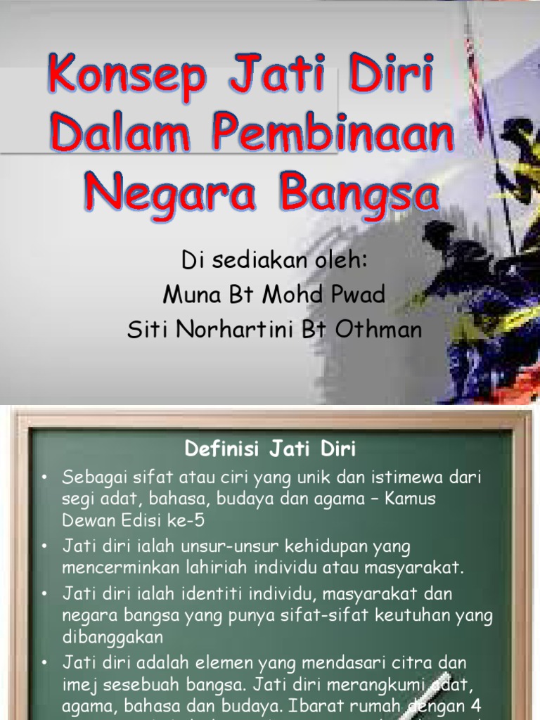 Maksud Jati Diri Dalam Kamus Dewan