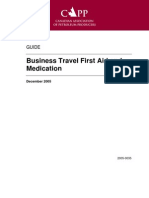 Business Travel First Aid and Medication Guidelines