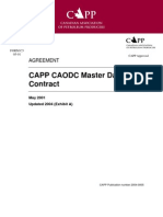 CAPP CAODC Master Daywork Contract