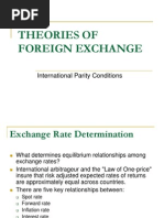 Theories of Foreign Exchange