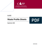 Waste Profile Sheets