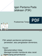 Pertolongan Pertama Pada Kecelakaan (P3K)