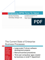 Improving BPM Time To Value: Sandy Kemsley Kemsley Design Ltd. Kemsley Design LTD