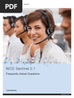 NICE Sentinel 2.1 - Frequently Asked Questions