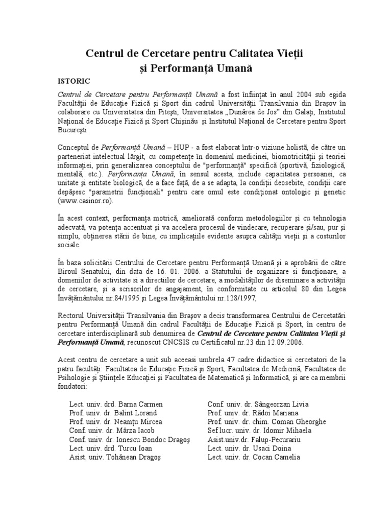 Facultatea De Educatie Fizica Si Sport Pitesti