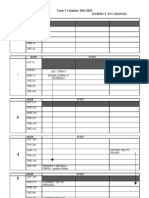 Senior Term 2 Calendar