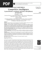 Download competitive inteligence by Larisa Marin SN120146177 doc pdf