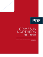 Crimes in Northern Burma