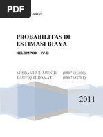 Download Probabilitas Di Estimasi Biaya - Kelompok IV by Yudhi Salman Dwi Satya SN120151858 doc pdf