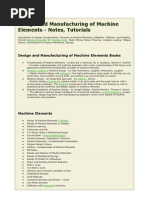 Download Design and Manufacturing of Machine Elements by Akash Soni SN120153597 doc pdf