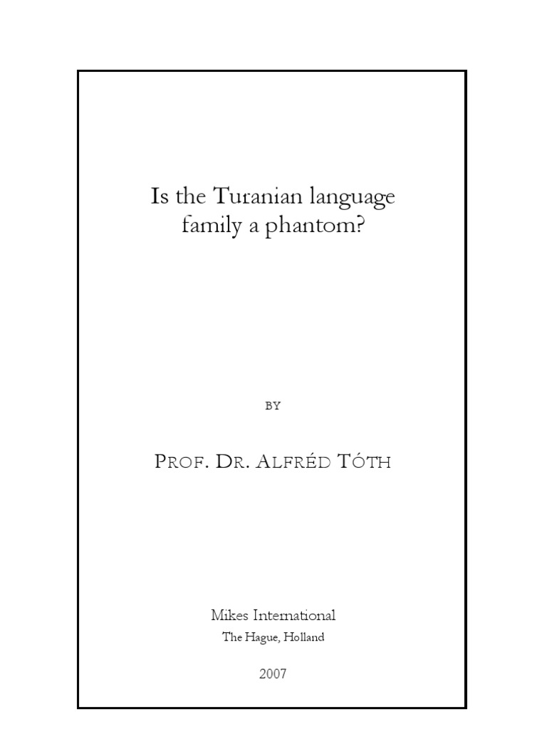 Alfred Toth - Turanian Language | PDF | Symbols | Semiotics