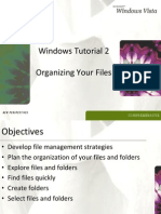Windows Tutorial 2 Organizing Your Files: Comprehensive
