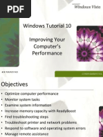 Windows Tutorial 10 Improving Your Computer's Performance: Comprehensive