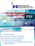 New Developments in Hydroprocessing: Topic