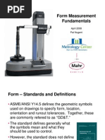 Form Measurement Fundamentals