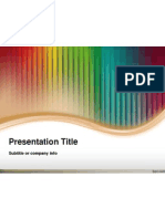 Presentation Title: Subtitle or Company Info