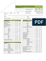 Formato para La Evaluación de La Comunicación