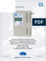 Multi-gas Air Quality Monitor Measures CO2, Temp, RH & Toxic Gases