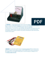 Ammeter Is A Measuring Instrument Used To Measure The Electric Current in A Circuit