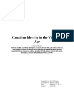 Canadian Identity in The Victorian Age (2 Page Essay)