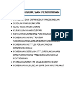 fokus pengurusan pendidikan