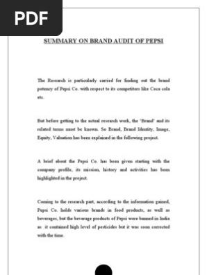 Brand Audit